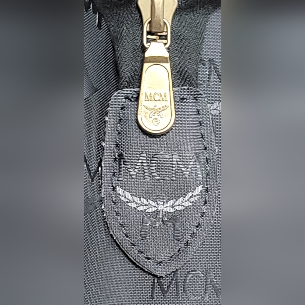 Authentic Mcm Logo Monogram Tote - image 4